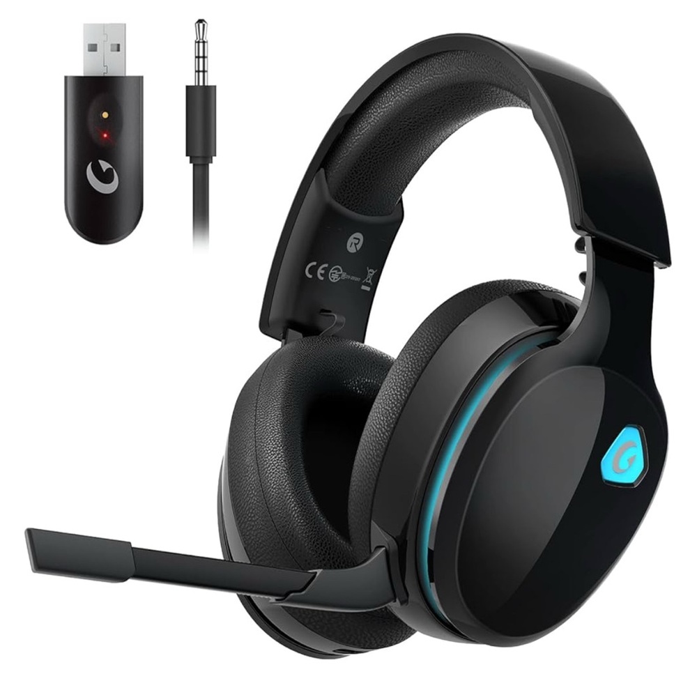 Black Wireless Gaming Headset